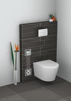 Wiesbaden inbouw-toiletrolhouder + reserve-rollen RVS