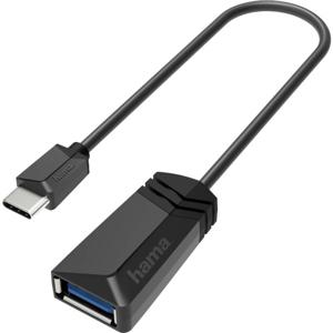 Hama 00200312 tussenstuk voor kabels USB Type-A USB Type-C Zwart