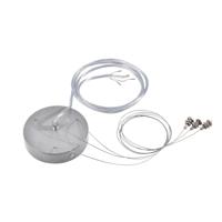 SLV Ophangset 1,5m voorMedo 2-lichts grijs - 135254