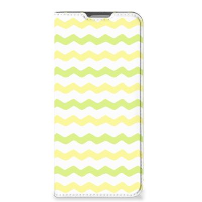 OPPO Reno8 Lite | Hoesje met Magneet | Waves Yellow