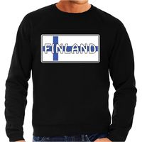 Finland landen sweater zwart heren - thumbnail