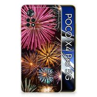 Xiaomi Poco X4 Pro 5G Silicone Back Cover Vuurwerk - thumbnail