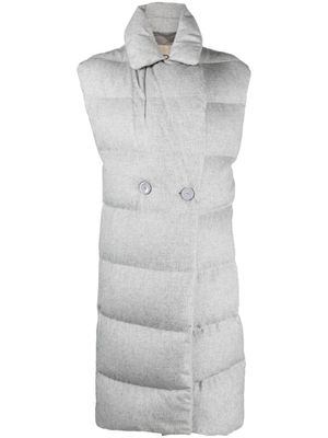 Herno gilet à design matelassé - Gris