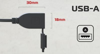 OXFORD oplaadkabel kit usb-charging device oxfor type a 3.0 amp