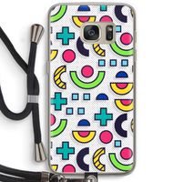 8-bit N°6: Samsung Galaxy S7 Transparant Hoesje met koord