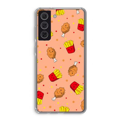 Chicken 'n Fries: Samsung Galaxy S21 FE Transparant Hoesje