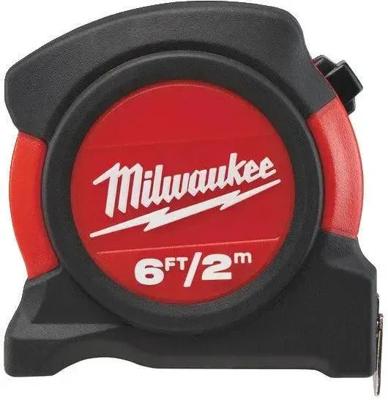 Milwaukee Rolmaat - 2 m/6' Meetlint NON magnetische metrisch / imperial 2 m / 6 ft - 48225502