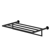 Handdoekrek Xenz Duero | 60 cm | 5 houders | Ebony (zwart mat)