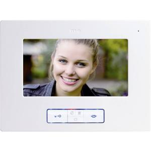 m-e modern-electronics Vistus Binnenunit voor Video-deurintercom Kabelgebonden Wit