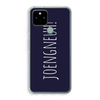 Joengneuh!: Google Pixel 5 Transparant Hoesje
