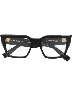 Balmain Eyewear lunettes de vue à monture oversize - Noir