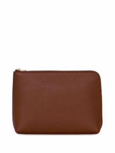 Yu Mei pochette Emily en cuir - Marron