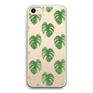 Monstera leaves: iPhone 7 Transparant Hoesje