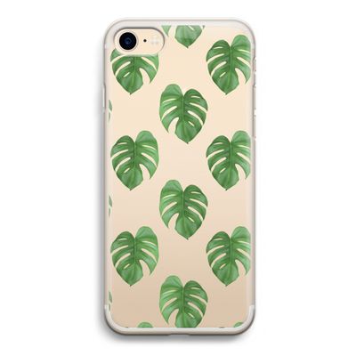Monstera leaves: iPhone 7 Transparant Hoesje
