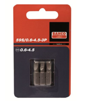 Bahco 3xbits 1.6-9.0 25mm 1/4" standaard | 59S/1.6-9.0-3P