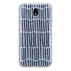 Moroccan stripes: Samsung Galaxy J5 (2017) Transparant Hoesje