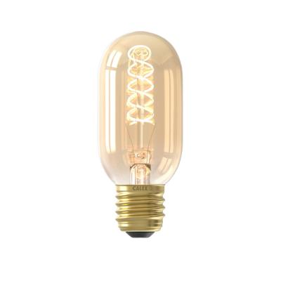 Leen Bakker - Calex LED-buislamp - Goudkleur - E27 - 136 Lumen - Glas - Goudkleurig - H18.5 Cm