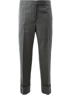 Thom Browne cropped tailored trousers - Gris