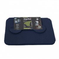 StayPut Antislip placemat en onderzetter set donkerblauw