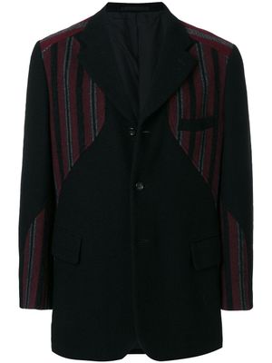 Comme Des Garçons Pre-Owned blazer rayé - Noir