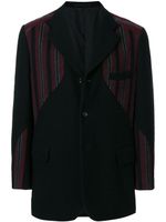 Comme Des Garçons Pre-Owned blazer rayé - Noir - thumbnail