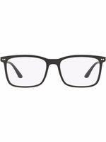 Giorgio Armani lunettes de vue à monture carrée - Noir