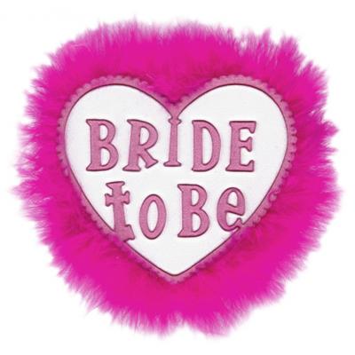 Wilmann Bride to be - broche - roze - vrijgezellenfeest - verkleedbroche