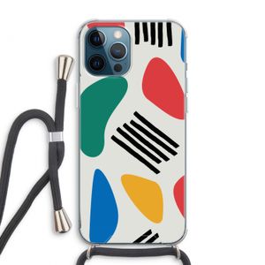 Illustratieve pop 1: iPhone 12 Pro Max Transparant Hoesje met koord