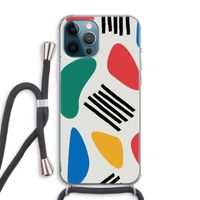 Illustratieve pop 1: iPhone 12 Pro Max Transparant Hoesje met koord