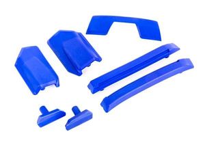 Traxxas - Body reinforcement set, blue/ skid pads (roof) (fits #9511 body) (TRX-9510X)