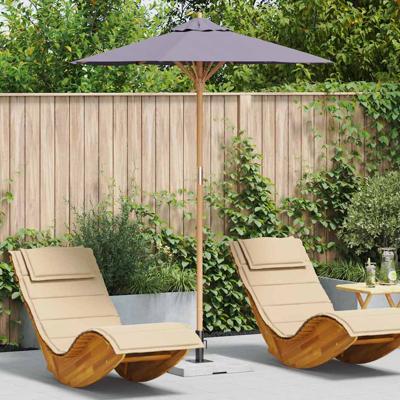 Tuinparasol Donkergrijs 180 x 180 x 230 cm Bamboe