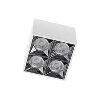 Lyora Witte opbouwspotMidi Led 2x2 leds - 4000K - 10051