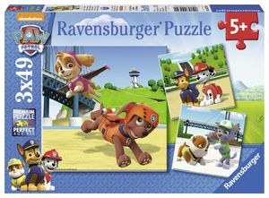 Ravensburger Paw Patrol - Team op 4 poten puzzel 3x 49 stukjes