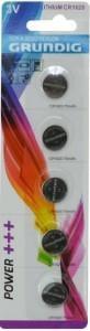 Grundig CR1620 lithium knoopcel batterij 3V blister(5) - 3214200