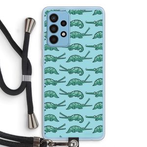 Kroko: Samsung Galaxy A52 Transparant Hoesje met koord