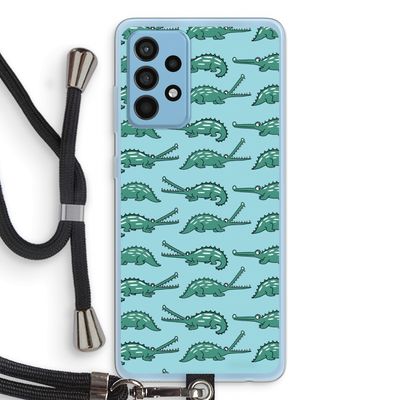 Kroko: Samsung Galaxy A52 Transparant Hoesje met koord
