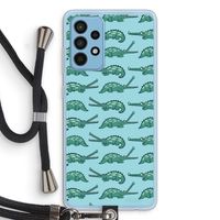 Kroko: Samsung Galaxy A52 Transparant Hoesje met koord