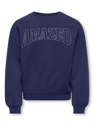 Kids ONLY winter sweater meisjes - blauw - KogKiki - oversize fit
