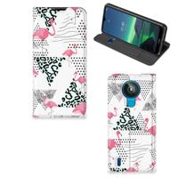 Nokia 1.4 | Hoesje maken | Flamingo Triangle