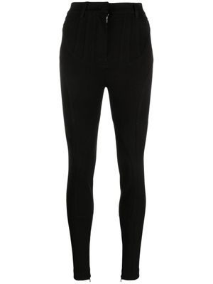 Stella McCartney pantalon skinny à empiècements - Noir