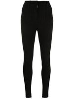 Stella McCartney pantalon skinny à empiècements - Noir