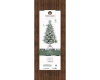 Allison kunstkerstboom H240 D152 cm groen/wit Everlands - Everlands Allison kunstkerstboom H240 D152 cm groen/wit Everlands - Everlands