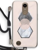 Creatieve toets: LG K10 (2017) Transparant Hoesje met koord