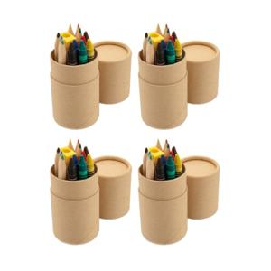 104x potloden/krijtjes set - 13-delig - 10 cm - uitdelen / traktatie voor kinderen