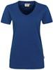 Hakro 181 Women's V-neck shirt MIKRALINAR® - Ultramarine Blue - XS