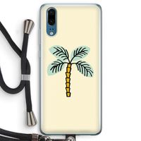 Palmboom: Huawei P20 Transparant Hoesje met koord