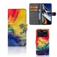 Hoesje Xiaomi Poco X4 Pro 5G Watercolor Dark