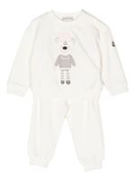 Moncler Enfant teddy bear-print tracksuit set - Marron - thumbnail