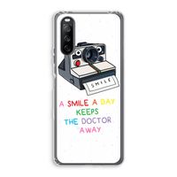 Smile: Sony Xperia 10 III Transparant Hoesje