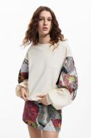 Sweatshirt met bedrukte mouwen M. Christian Lacroix - WHITE - M